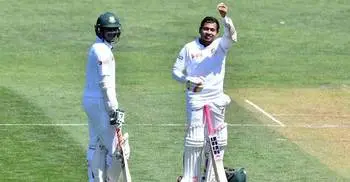 Shakib 217, Mushfiq 159 lead Bangladesh domination on day two  