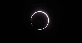 Annular solar eclipse on Sunday