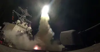 US launches missile strikes against Syria 