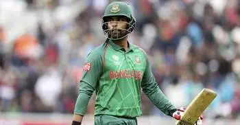 Tamim falls for a duck  