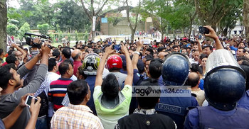 টাঙ্গাইলে বিএনপির মিছিলে পুলিশের বাধা