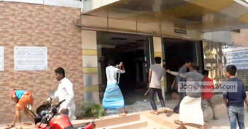 টঙ্গীতে হাসপাতালে রোগীর মৃত্যুর ঘটনায় ভাঙচুর