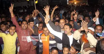 উল্লাসে মেতে উঠেছেন আইভীর সমর্থকরা