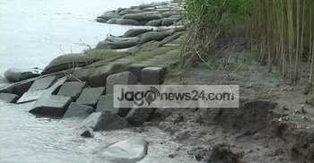 চাঁদপুর সেচ প্রকল্প বাঁধের সাড়ে সাতশ মিটার এলাকা ঝুঁকিপূর্ণ