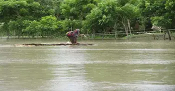 Water levels of 54 rivers rise, 34 fall