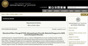 Bangladeshi-American indicted for IS support