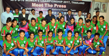 শুক্রবার থাইল্যান্ড যাচ্ছেন কিশোরী ফুটবলাররা