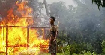 ‘Fire and destruction’ as Myanmar army targets Rohingya