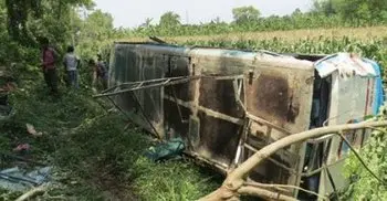 3 killed as bus plunges into Gopalganj ditch