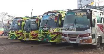 Indefinite bus strike in 6 Barisal districts
