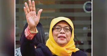 Halimah Yacob becomes Singapore’s first female president