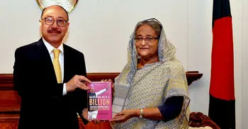 India gives Hasina a book on Modi’s success