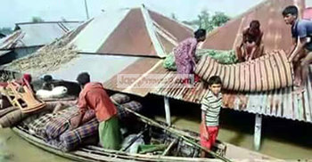 কুড়িগ্রামে বন্যা পরিস্থিতি অপরিবর্তিত, কমেনি জনদুর্ভোগ