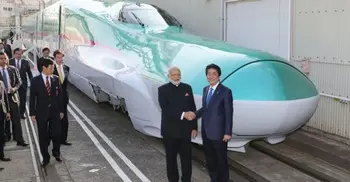 India launches first bullet train project