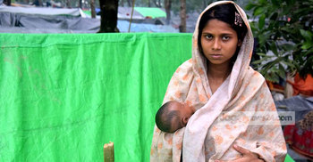 ওপারে ঘরহারা, এপারে স্বামীহারা