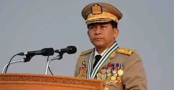 Myanmar army chief urges unity over Rohingya ‘issue’