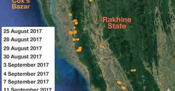 Amnesty says Myanmar military torching Rohingya villages