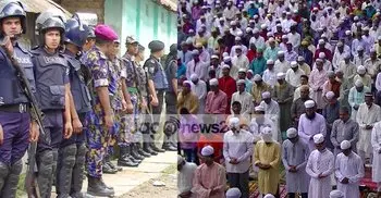 Biggest Eid Jamaat held at Sholakia amid unprecedented security