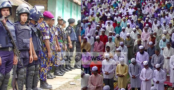 কঠোর নিরাপত্তায় শোলাকিয়ায় ঈদের জামাত অনুষ্ঠিত