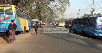 ব্রাহ্মণবাড়িয়ায় পরিবহন ধর্মঘট প্রত্যাহার
