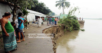 টাঙ্গাইলে বন্যা পরিস্থিতির অবনতি