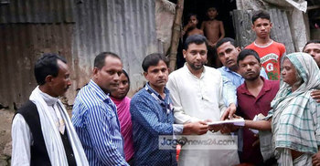 ধাত্রী মাকে চিকিৎসার টাকা দিল এক হৃদয়বান ব্যক্তি