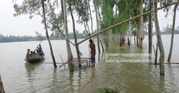 গাইবান্ধায় চরাঞ্চল ও নিম্নাঞ্চল প্লাবিত