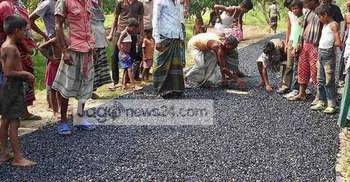 সওজের শ্রমিকদের ওপর হামলা, সংস্কার কাজ বন্ধ