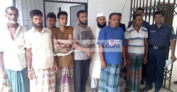 শৈলকুপায় পুলিশের বিশেষ অভিযানে গ্রেফতার ৮