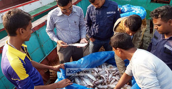 বরিশালে ৮ মণ জাটকাসহ আটক ৪