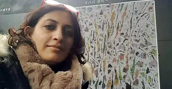 দক্ষিণ কোরিয়ায় বিপাশা হায়াতের চিত্র প্রদর্শনী