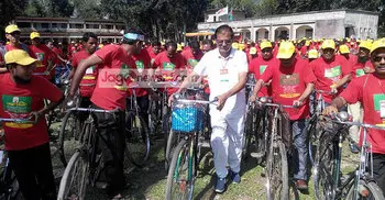 অপরাধ প্রতিরোধে ১৬ কি.মি সাইকেল র‌্যালি