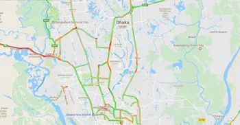 Google Maps add Dhaka for real time traffic updates