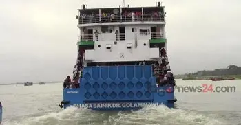 Ferry service resumes on Shimulia-Kathalbari route