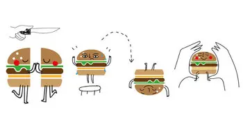 Foodpanda unveils art of eating burger right way