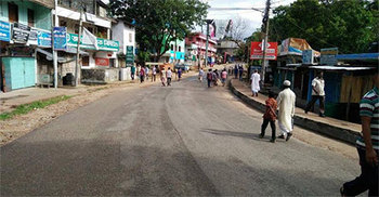 রাঙামাটিতে আ.লীগের হরতাল চলছে