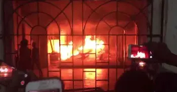 Chennai students set university on fire after death