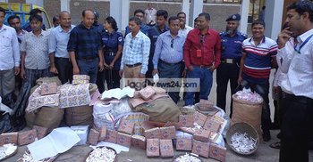 ঝিনাইদহে নকল আজিজ বিড়ি কারখানার সন্ধান