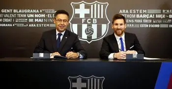 Messi signs new Barcelona contract until 2021