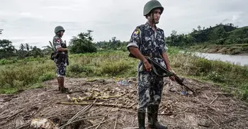 A mass grave found in Rakhaine state: Myanmar army