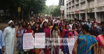 Demo at RU, demand rescuing abducted-female student