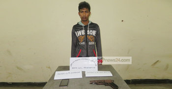 সিরাজগঞ্জে অস্ত্রসহ যুবক গ্রেফতার