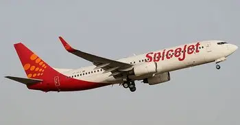 SpiceJet aircraft catches fire at HSIA