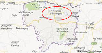 বিশ্বম্ভরপুরে ৫০ বস্তা সরকারি সার জব্দ