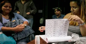 Venezuela opposition parties banned from election