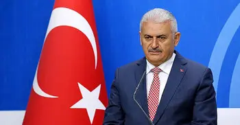Turkish PM Binali Yildirim in city