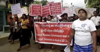 Buddhists protest to urge Myanmar not to repatriate Rohingya