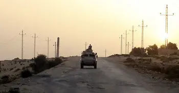30 Egyptian police officers killed in desert shootout