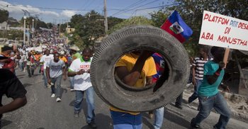 Anti-president protest continues in Haity
