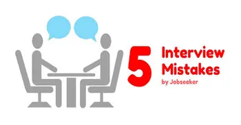 5 interview mistakes by jobseeker